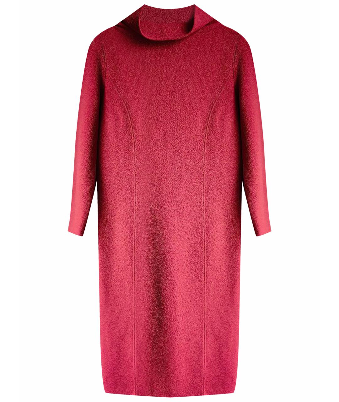 ARMANI COLLEZIONI Красное хлопковое повседневное платье, фото 1