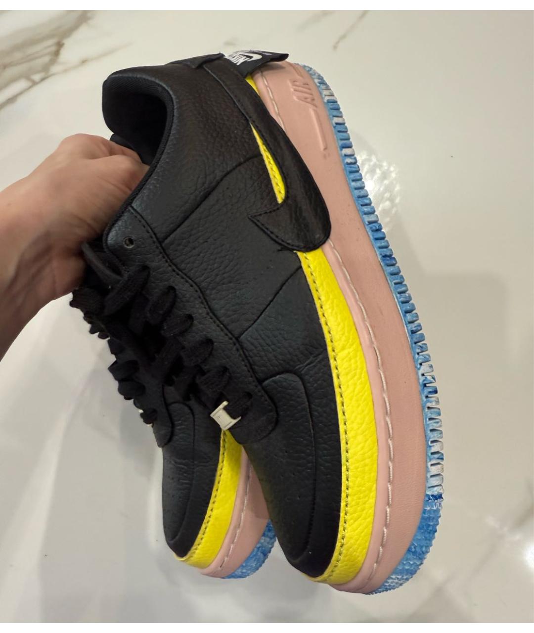 NIKE Черные кожаные кроссовки, фото 2