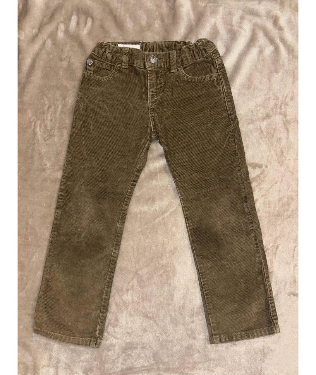 GUCCI Коричневые хлопковые брюки и шорты, фото 8