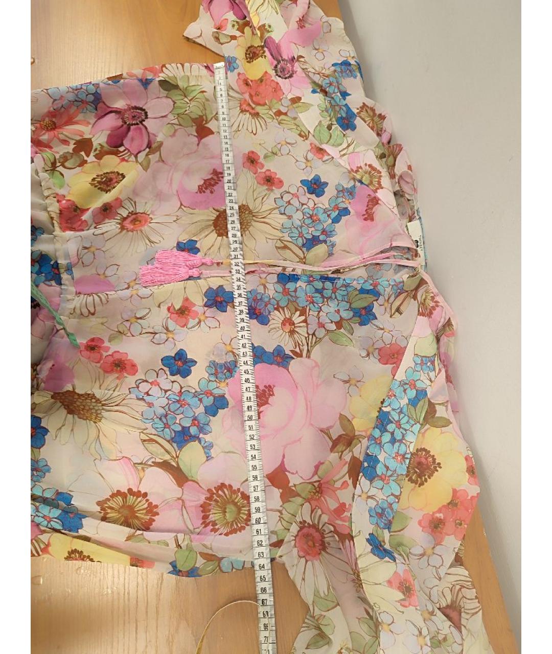 TWIN-SET Мульти полиэстеровое платье, фото 9