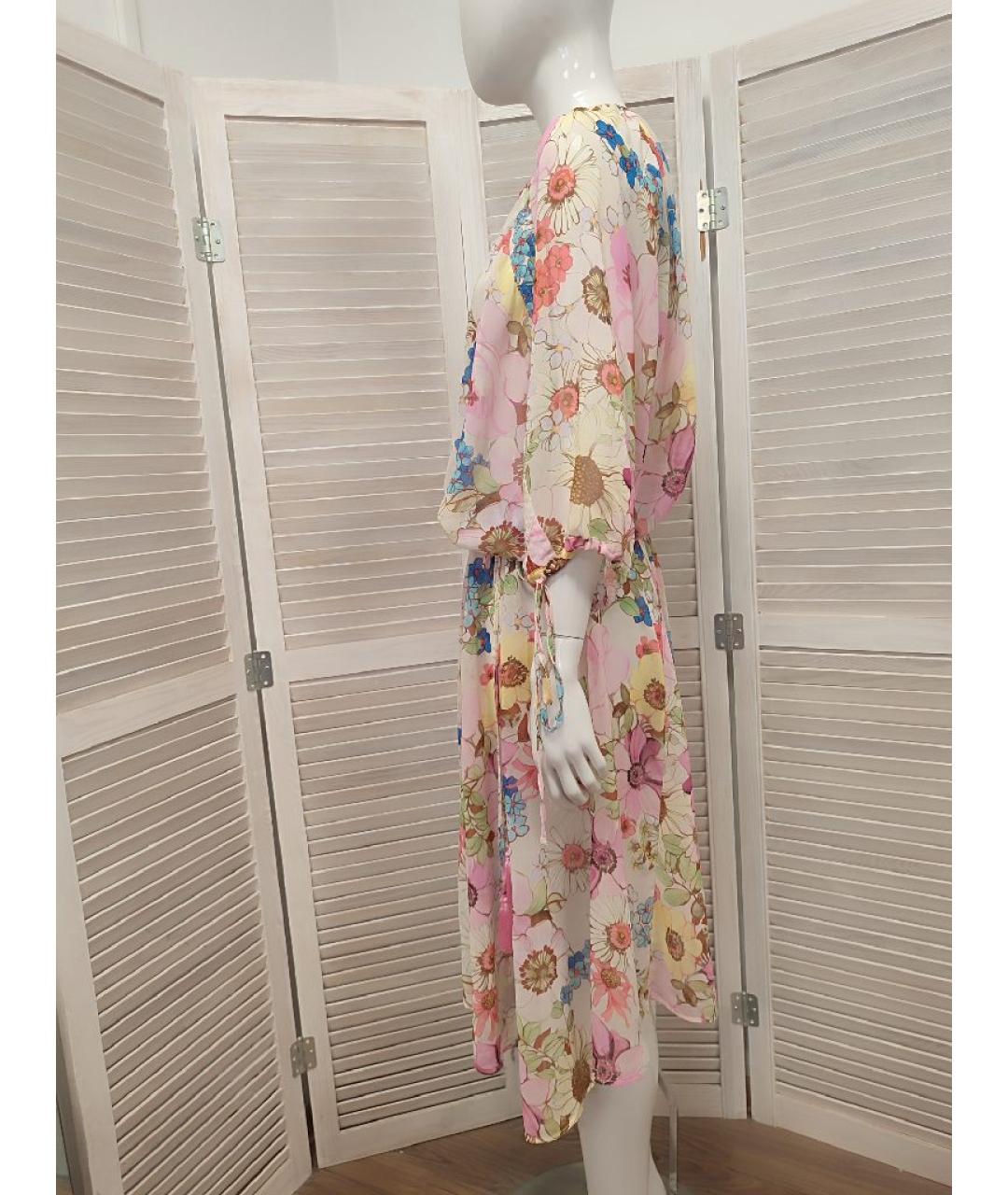 TWIN-SET Мульти полиэстеровое платье, фото 6