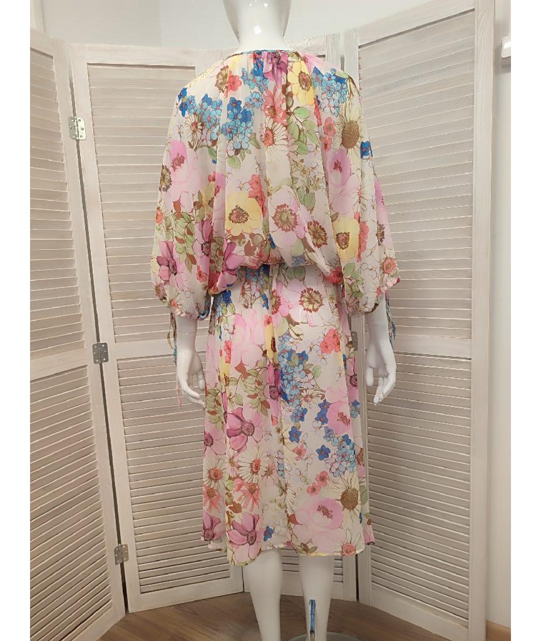 TWIN-SET Мульти полиэстеровое платье, фото 2