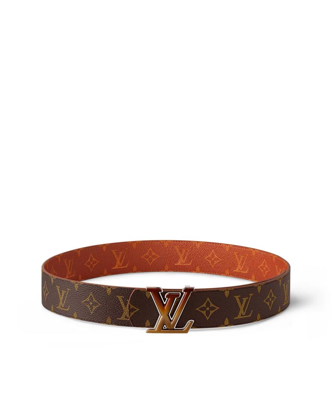 LOUIS VUITTON Оранжевый ремень, фото 3