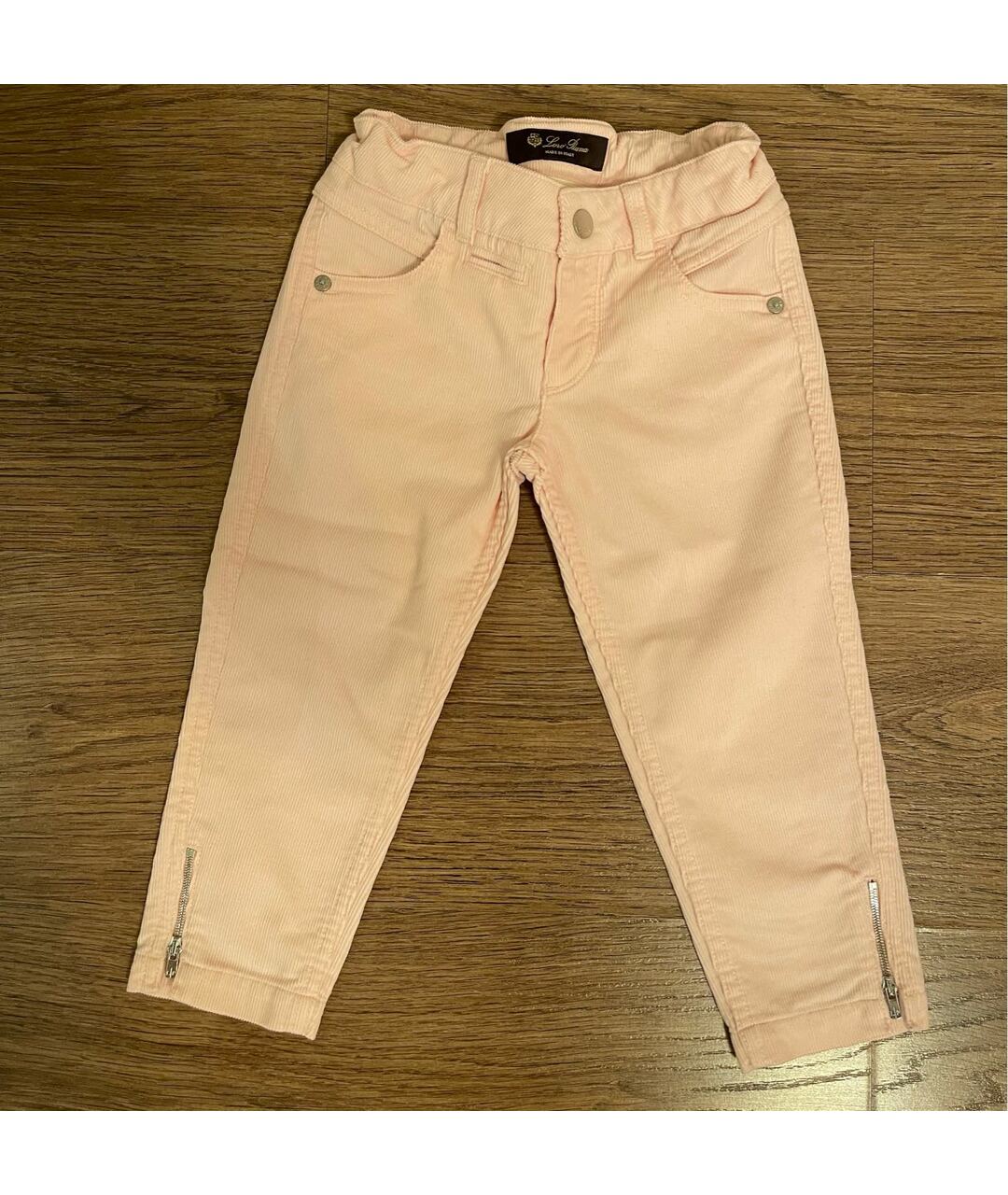 LORO PIANA Розовые хлопковые брюки и шорты, фото 3