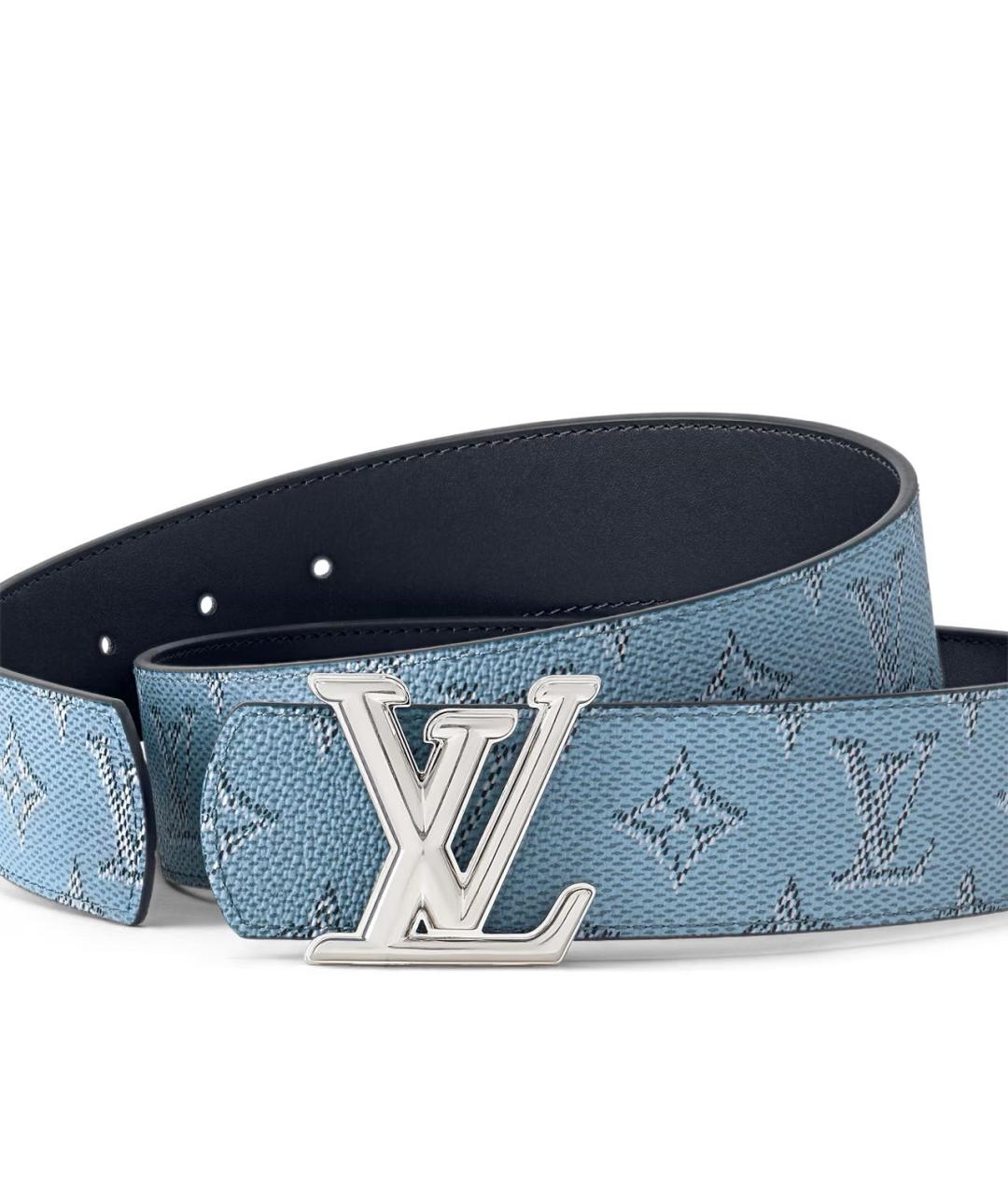 LOUIS VUITTON Голубой ремень, фото 2