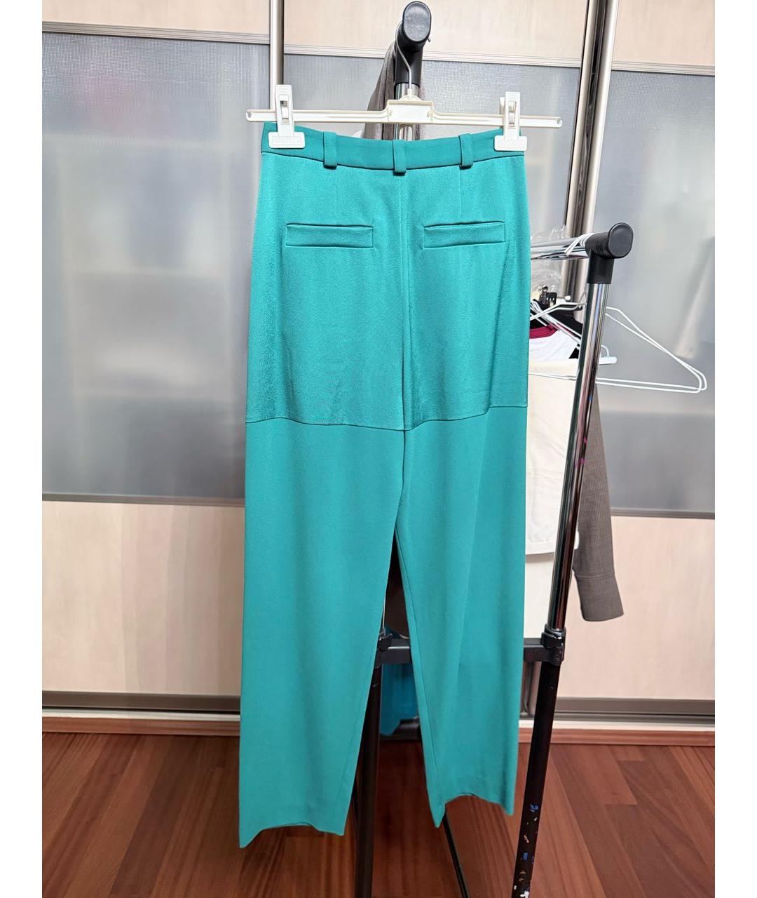 KENZO Зеленые брюки широкие, фото 2