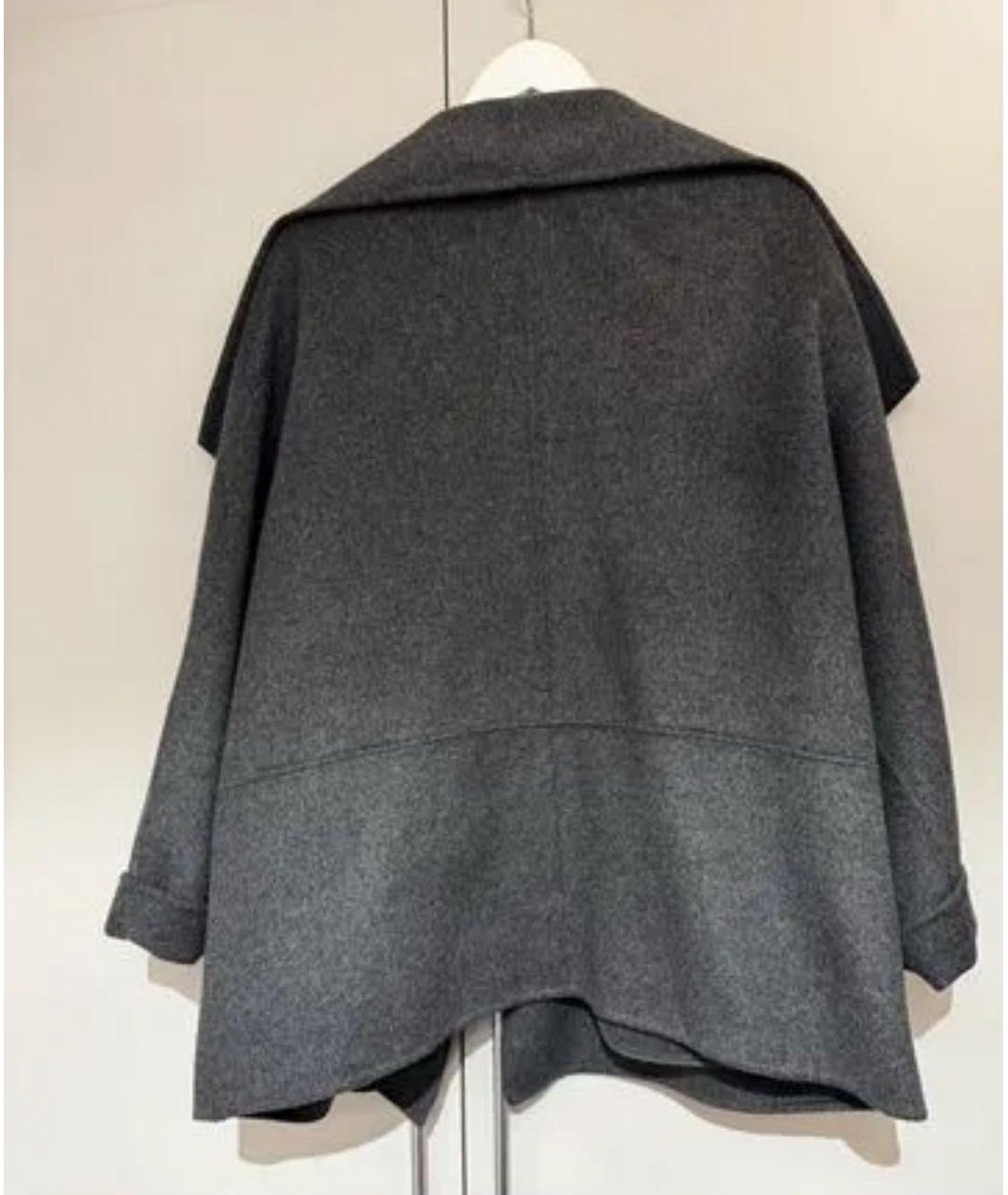 TOTEME Антрацитовое шерстяное пальто, фото 2