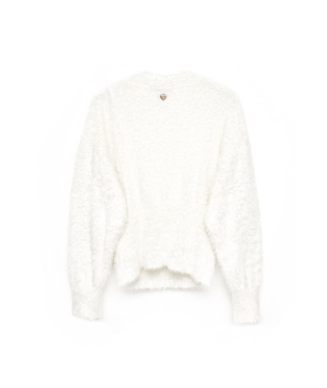 TWIN-SET Белый полиамидовый джемпер / свитер, фото 2