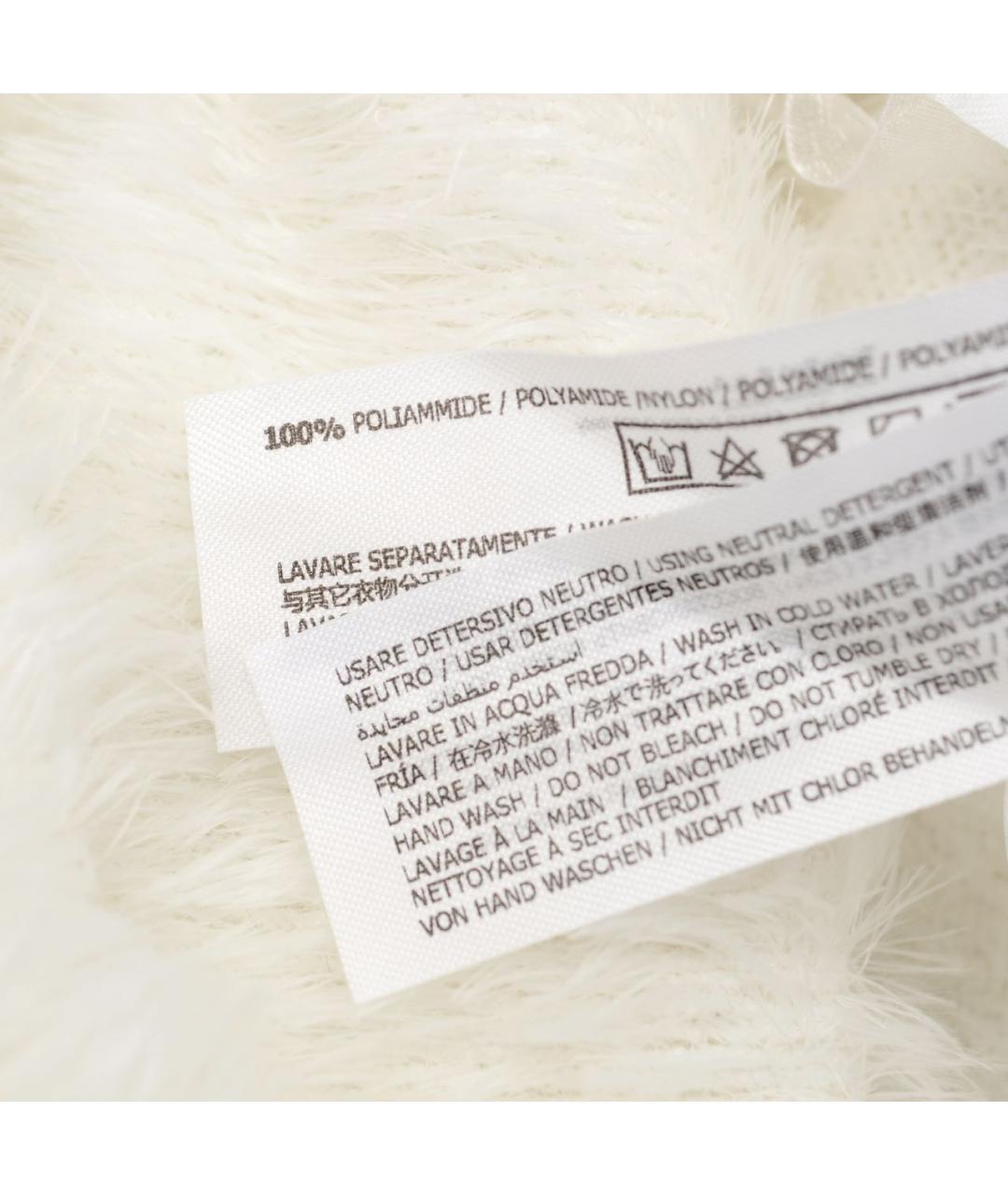 TWIN-SET Белый полиамидовый джемпер / свитер, фото 6