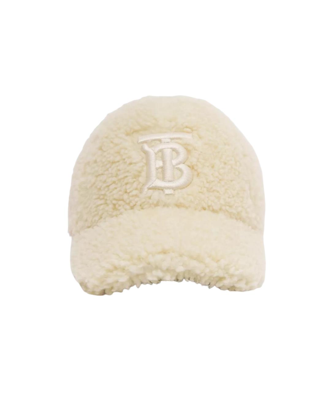 BURBERRY Бежевая кепка, фото 1