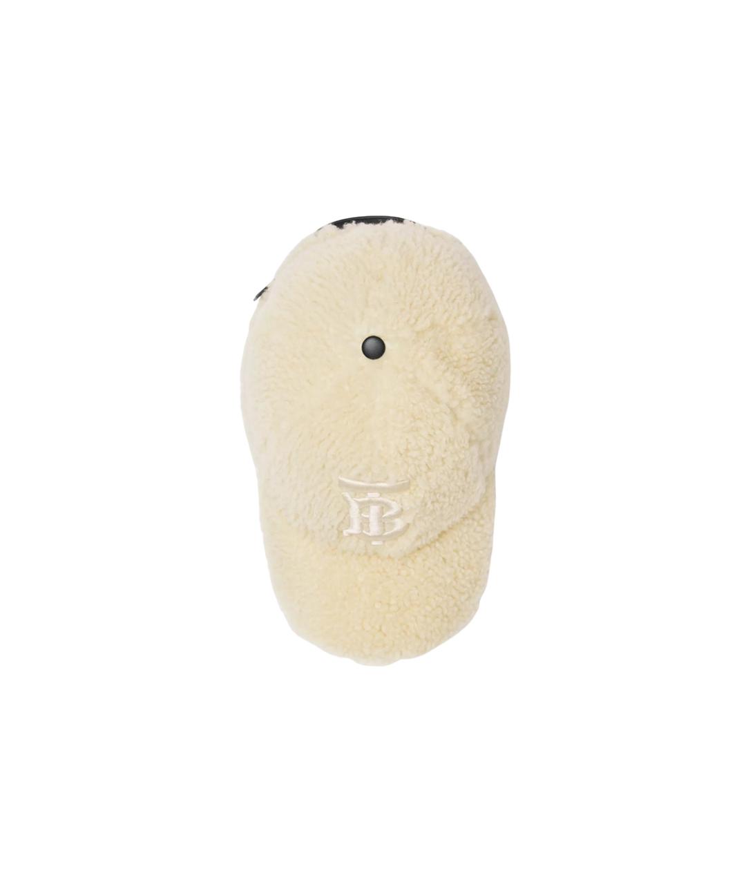 BURBERRY Бежевая кепка, фото 4