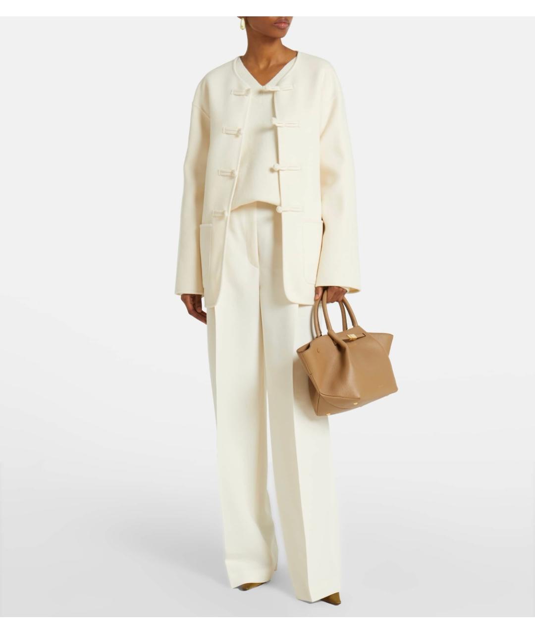 DEMELLIER Бежевая кожаная сумка тоут, фото 4