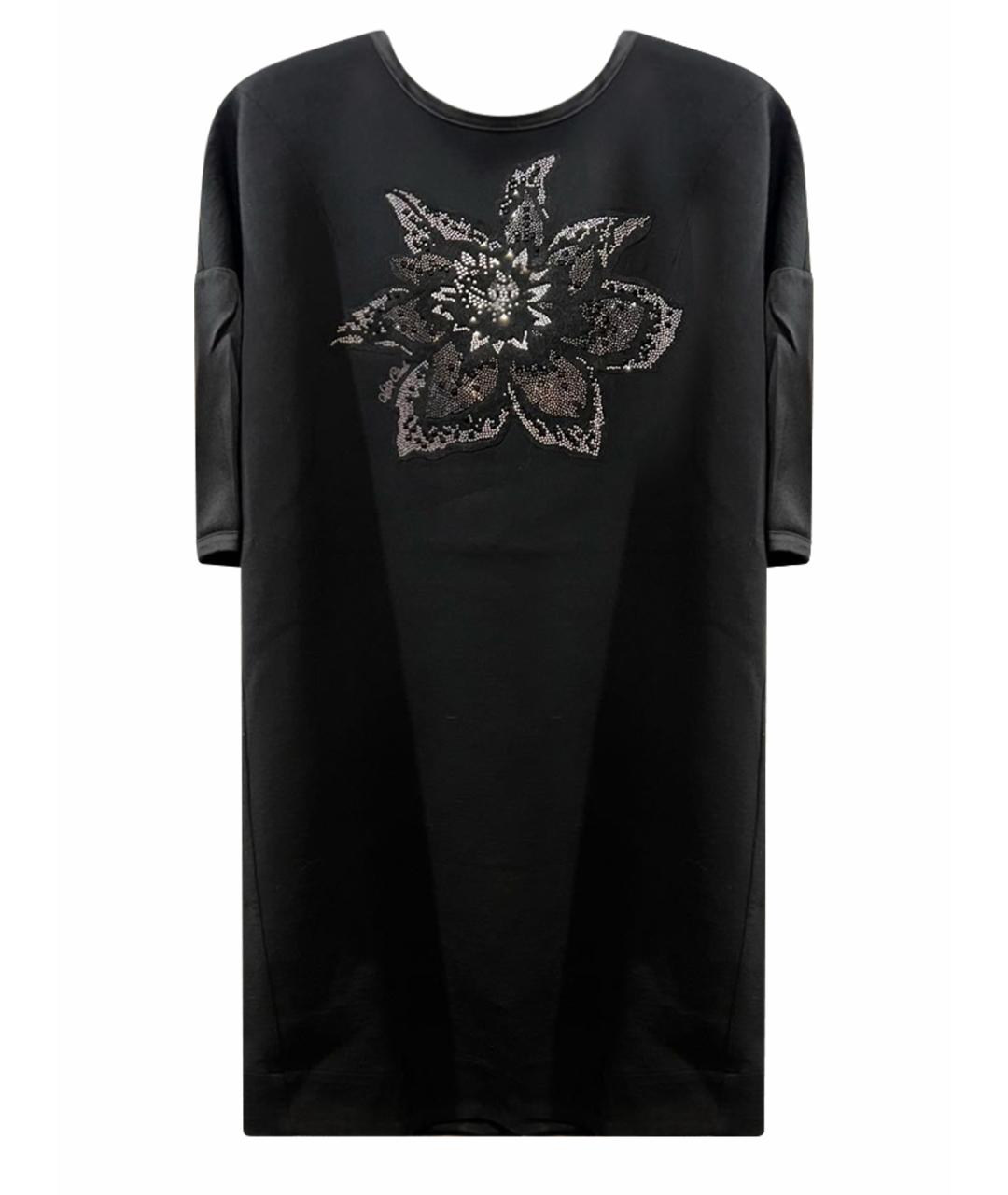 BLUMARINE Черное вискозное платье, фото 1