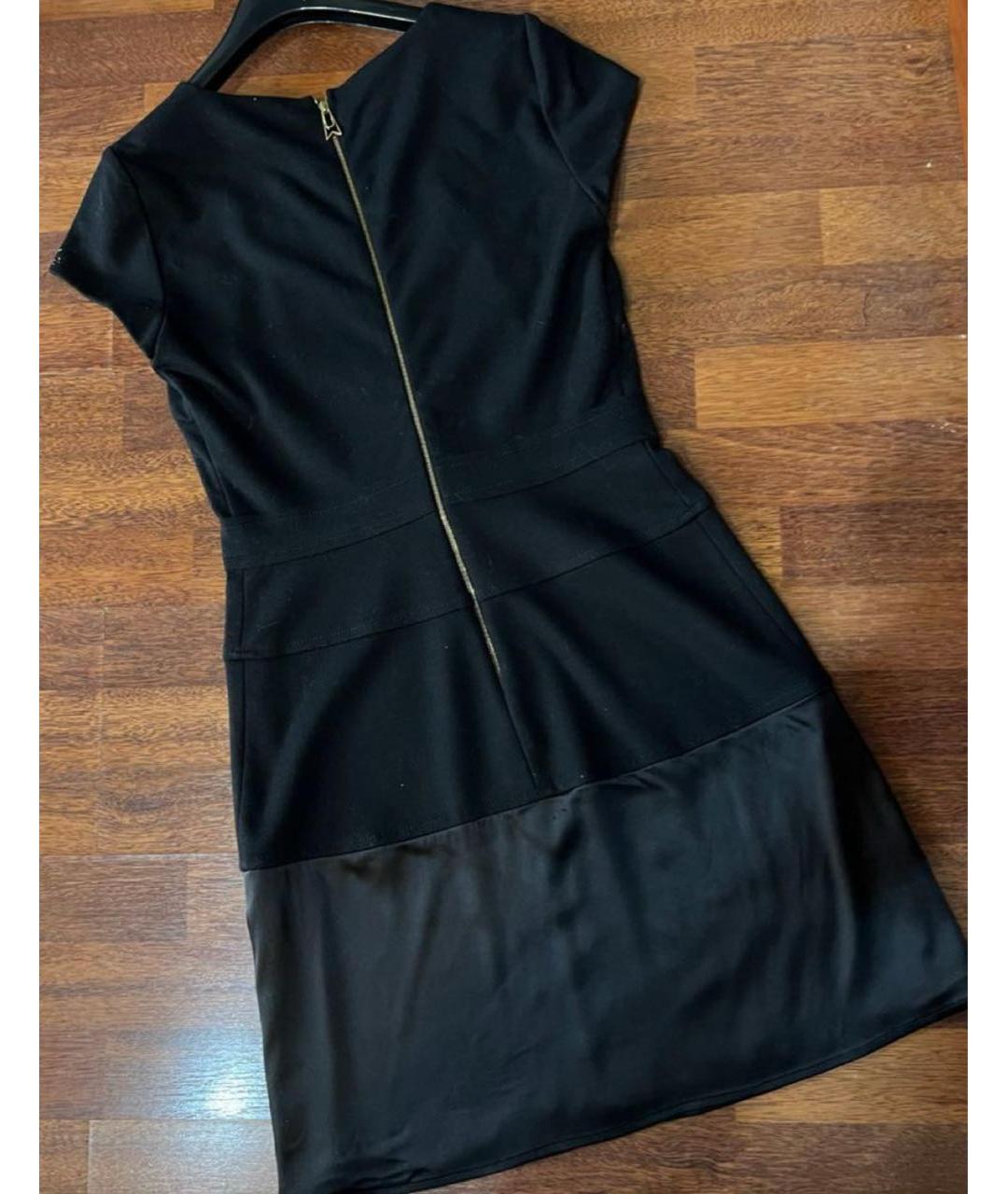 BLUMARINE Черное шерстяное повседневное платье, фото 3