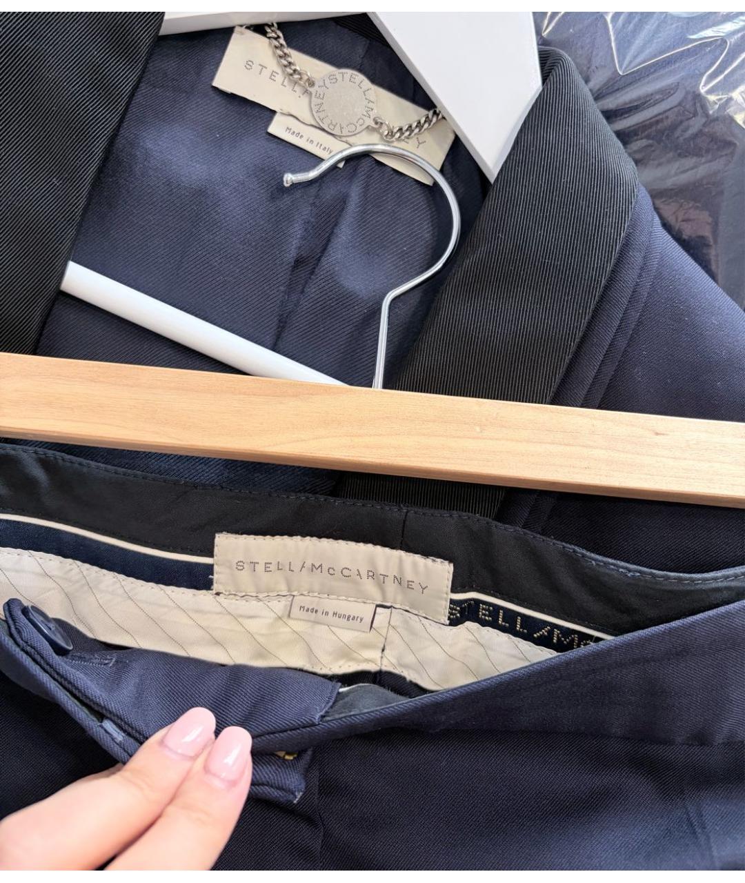 STELLA MCCARTNEY Темно-синий костюм с брюками, фото 8