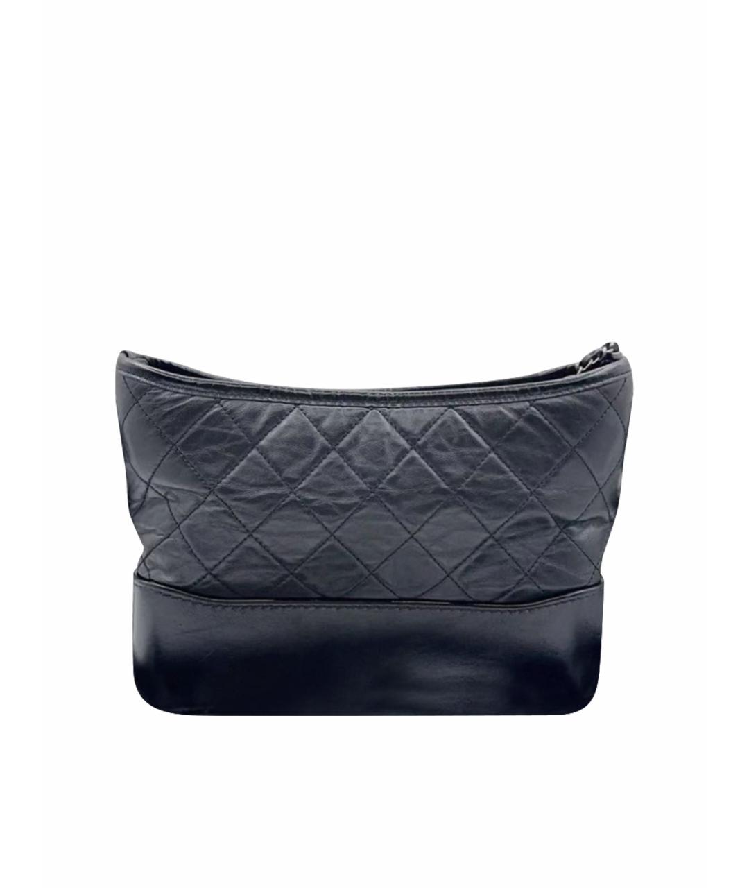 CHANEL Черная кожаная сумка через плечо, фото 1