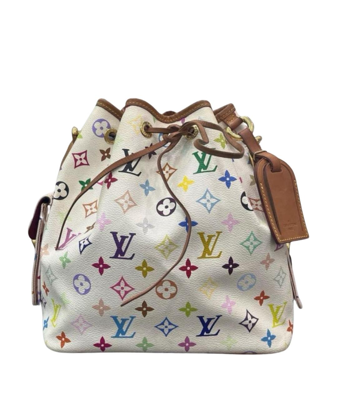 LOUIS VUITTON Белая кожаная сумка через плечо, фото 1