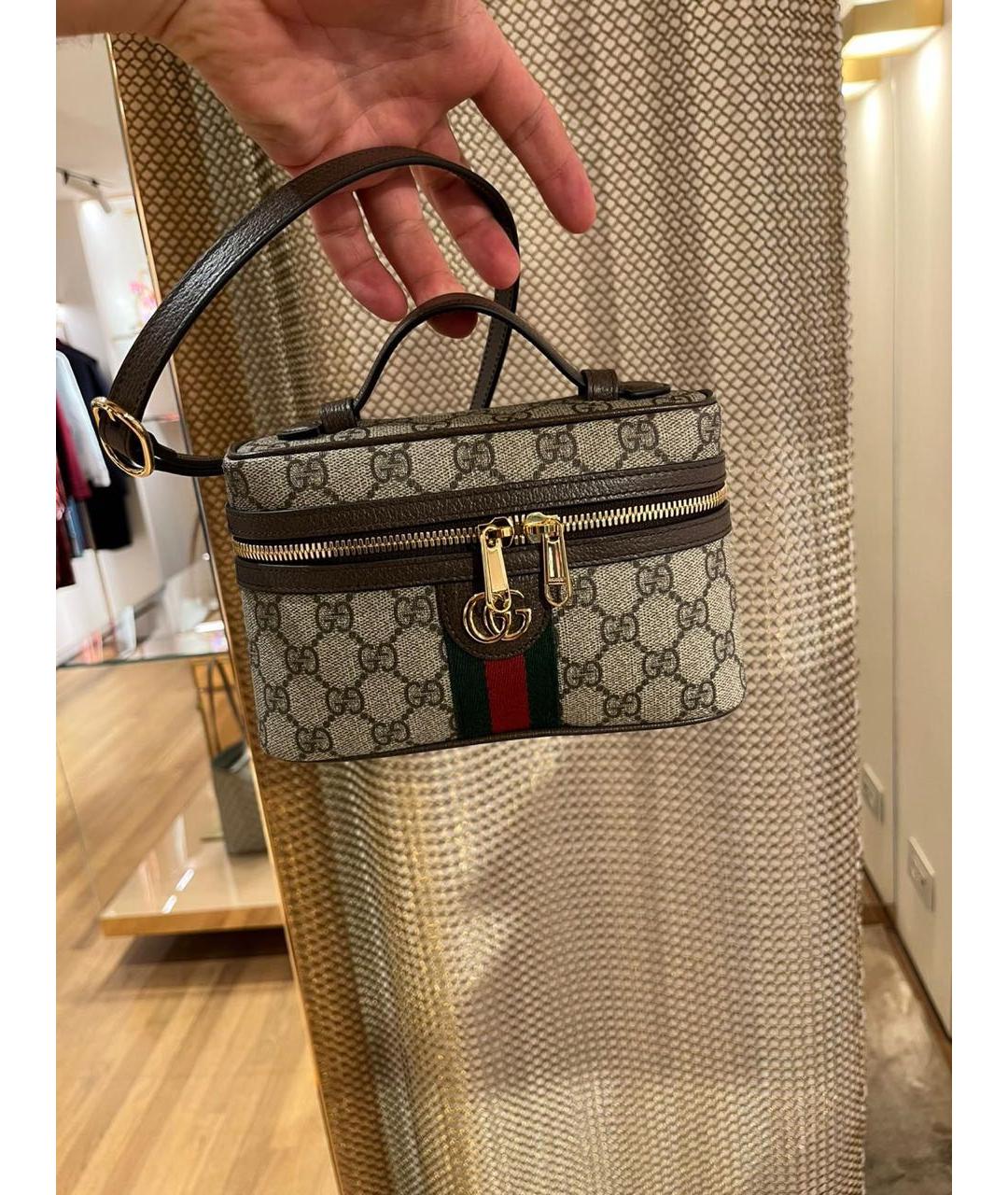 GUCCI Коричневая сумка через плечо, фото 5