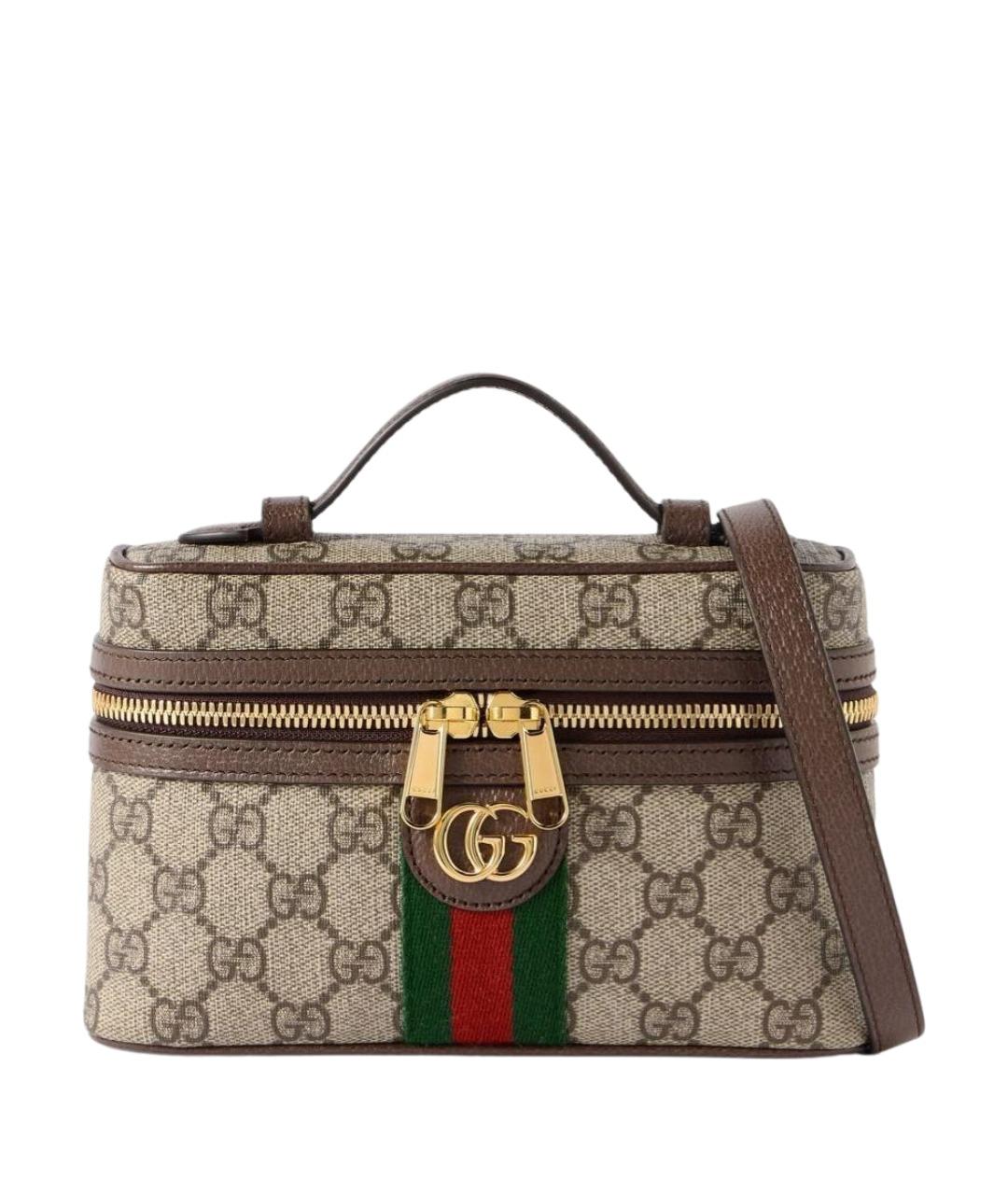 GUCCI Коричневая сумка через плечо, фото 1