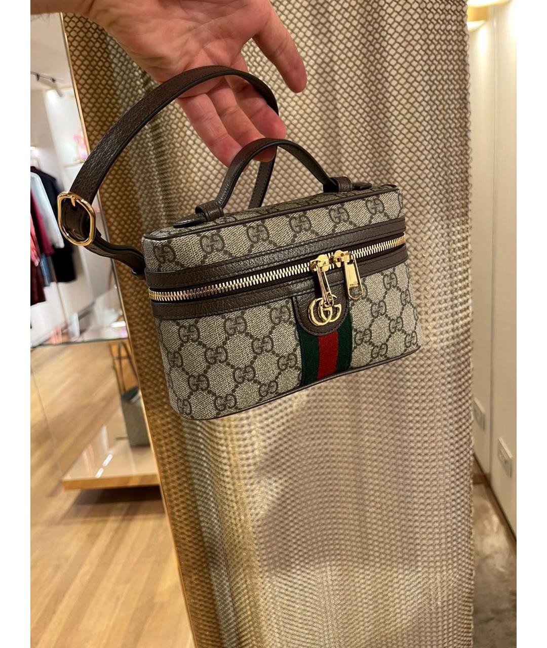 GUCCI Коричневая сумка через плечо, фото 4