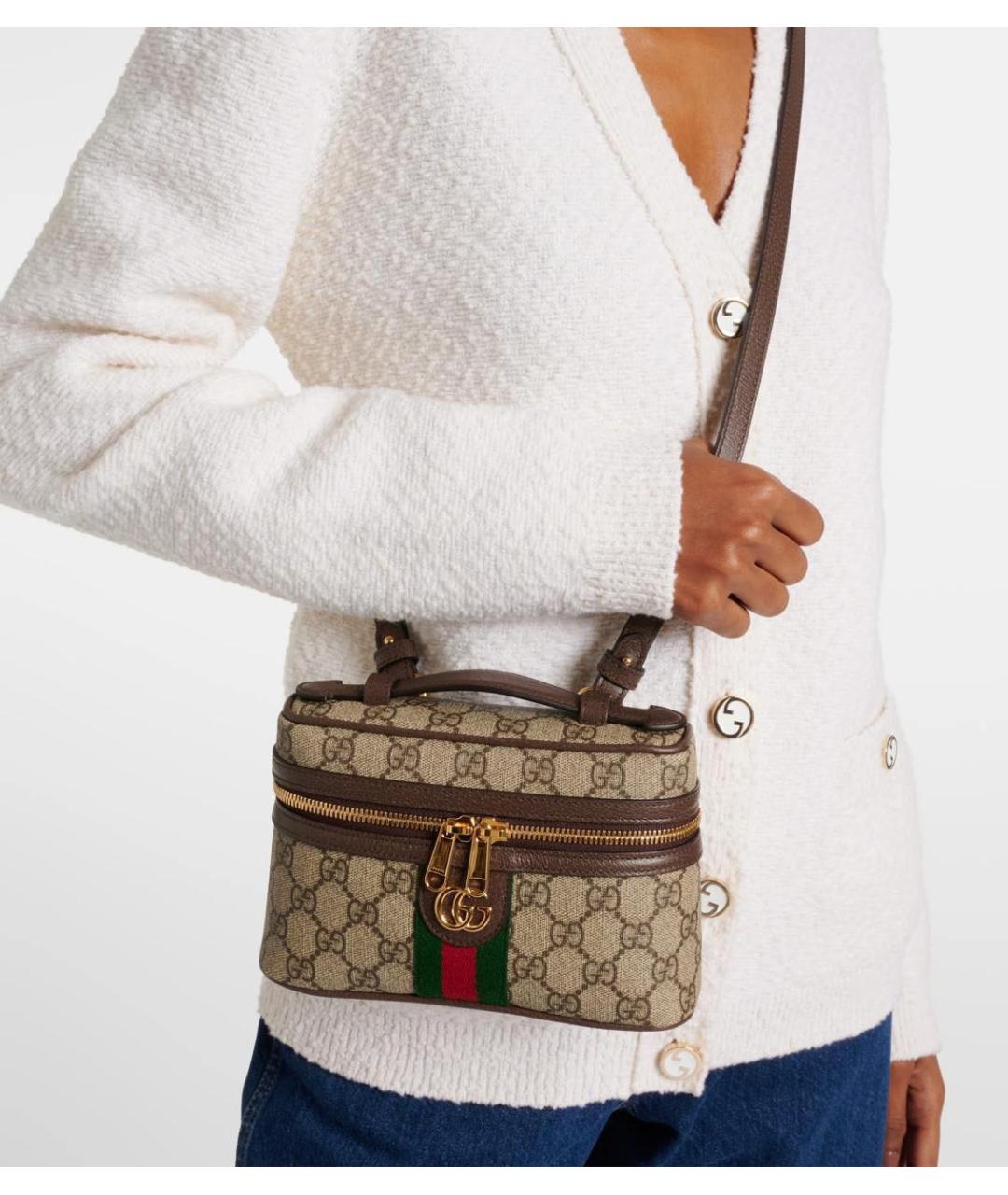 GUCCI Коричневая сумка через плечо, фото 7