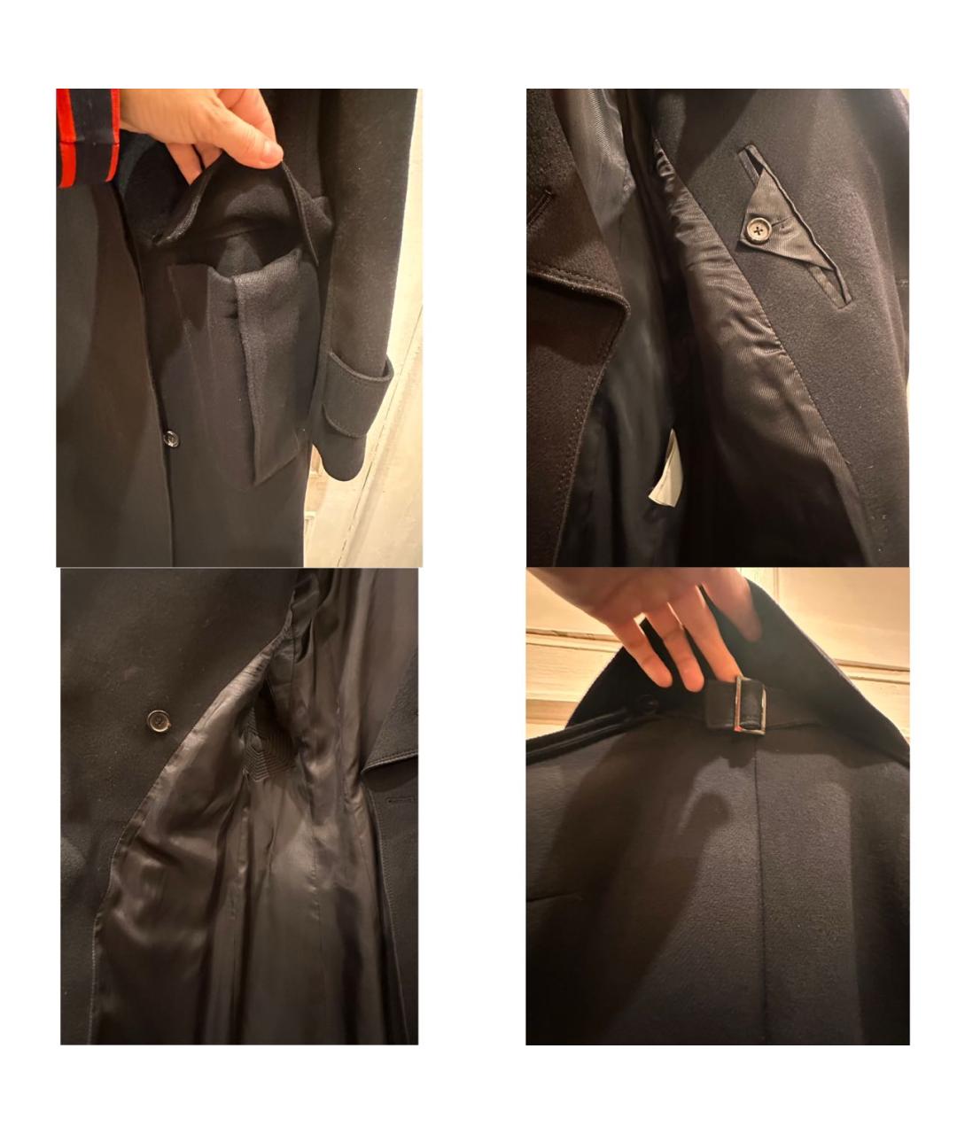 TOM FORD Черное шерстяное пальто, фото 4