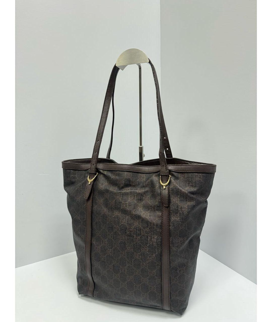 GUCCI Коричневая сумка тоут, фото 2