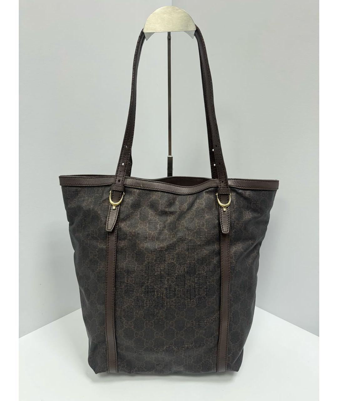 GUCCI Коричневая сумка тоут, фото 4