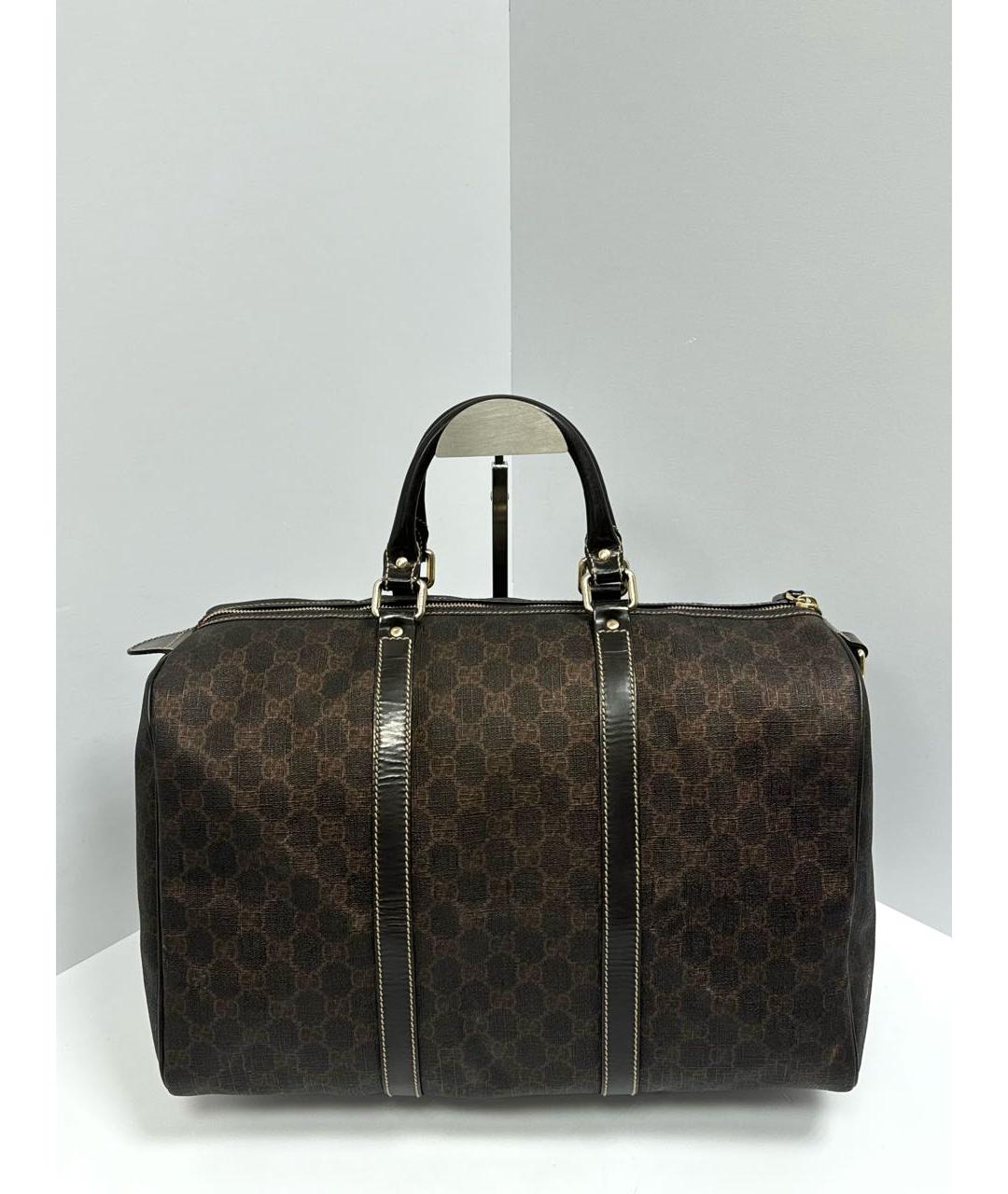 GUCCI Коричневая сумка с короткими ручками, фото 3