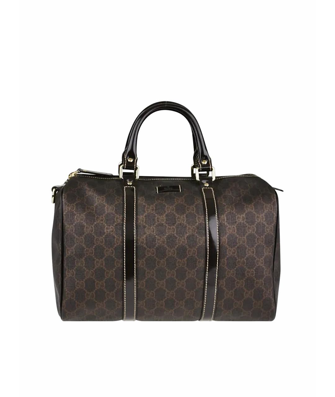 GUCCI Коричневая сумка с короткими ручками, фото 1