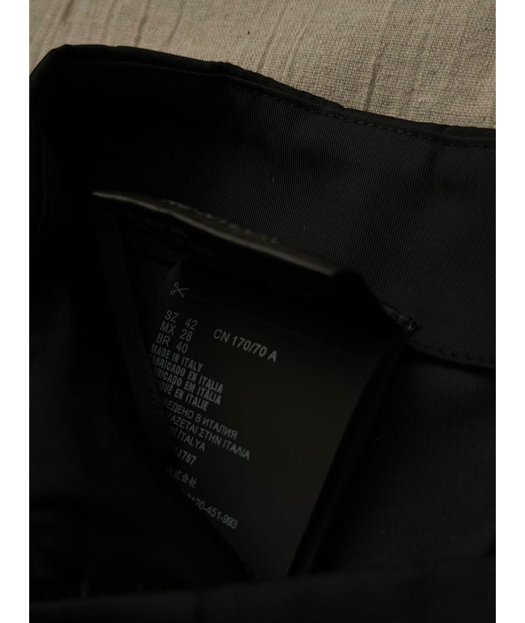 PRADA Черная юбка мини, фото 4