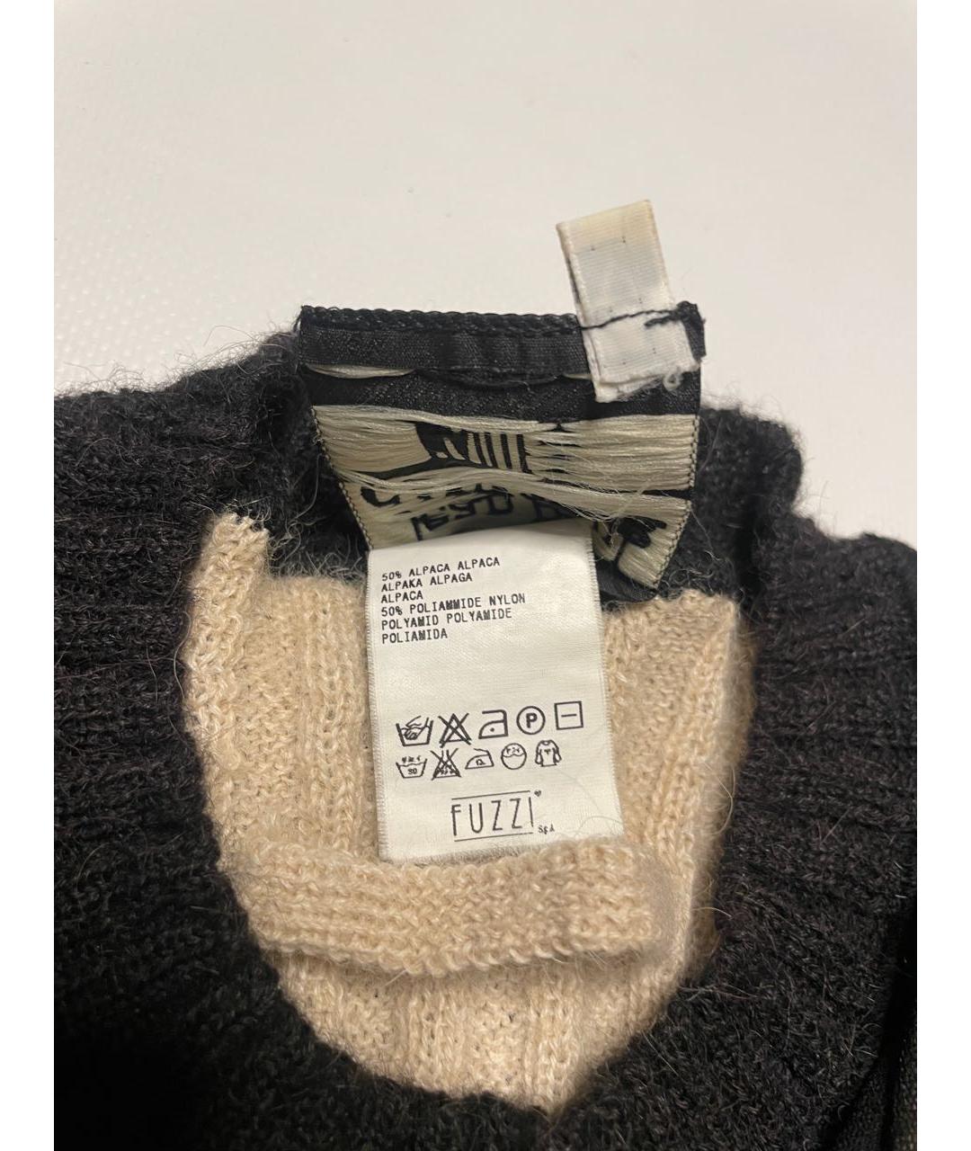 JEAN PAUL GAULTIER Черный шерстяной джемпер / свитер, фото 5