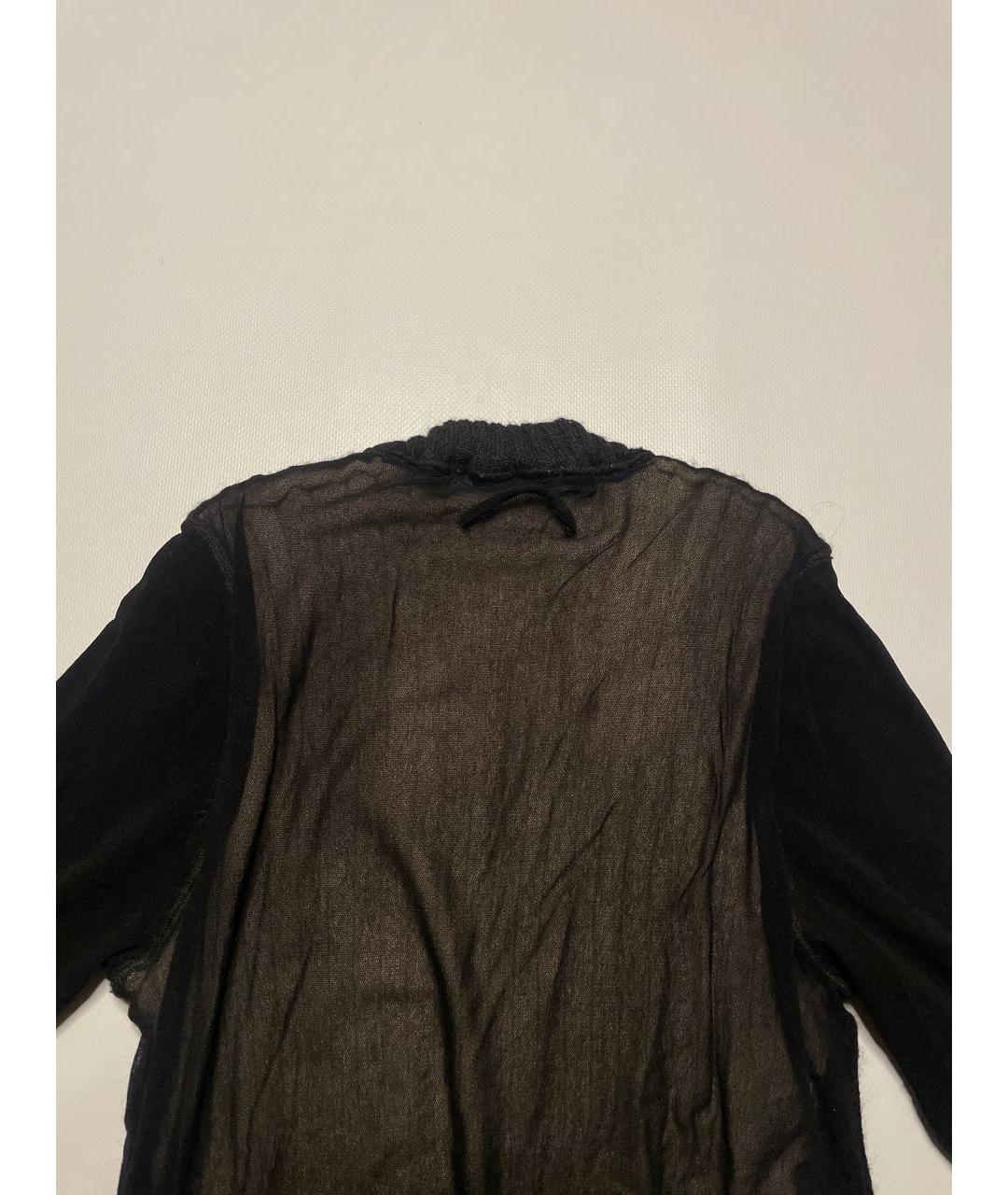 JEAN PAUL GAULTIER Черный шерстяной джемпер / свитер, фото 2