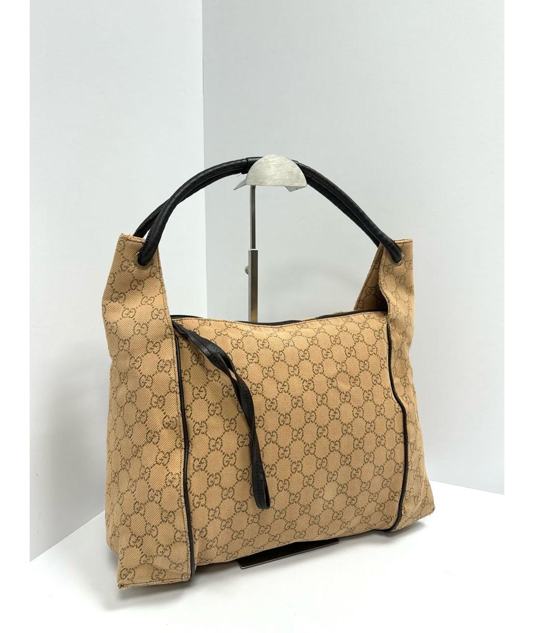 GUCCI Оранжевая тканевая сумка через плечо, фото 2