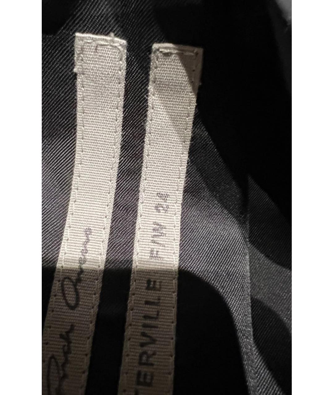 RICK OWENS Черный полиэстеровый пуховик, фото 4