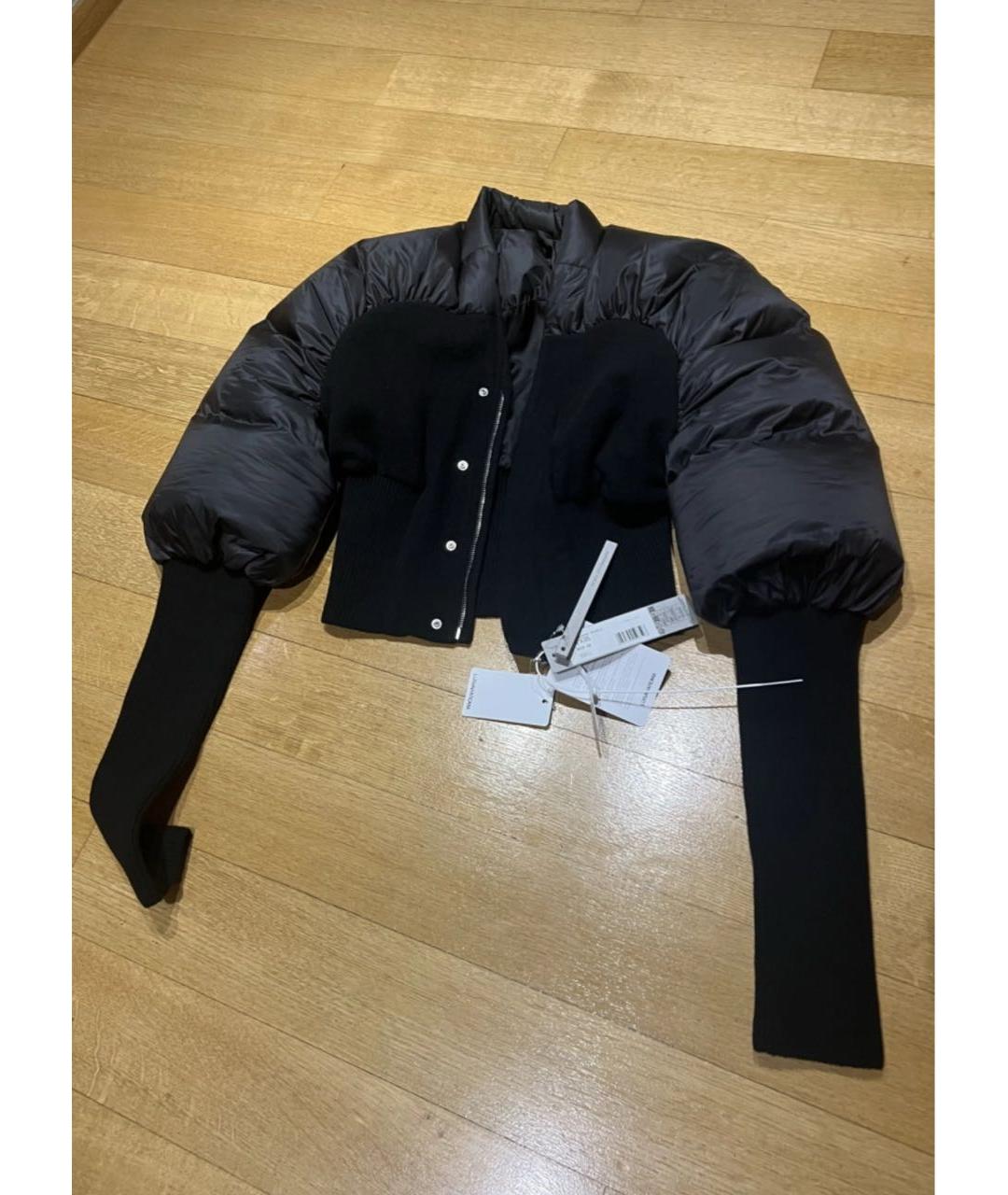 RICK OWENS Черный полиэстеровый пуховик, фото 8