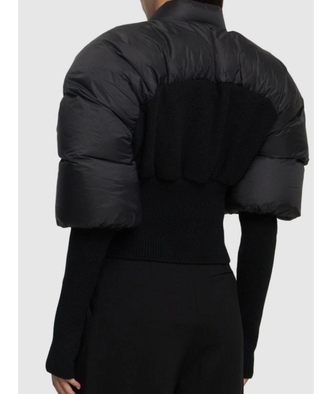 RICK OWENS Черный полиэстеровый пуховик, фото 6