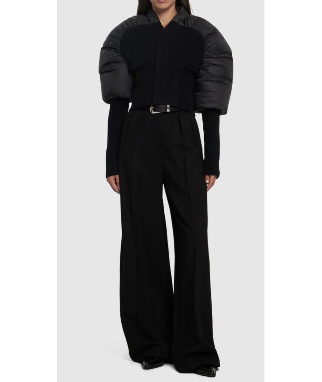 RICK OWENS Черный полиэстеровый пуховик, фото 7