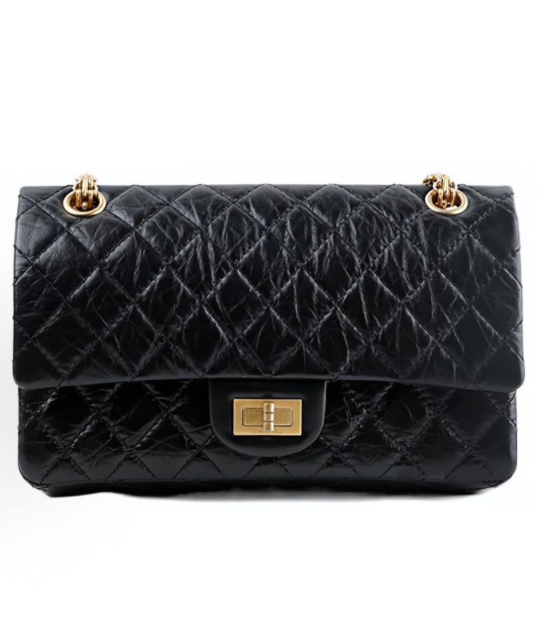 CHANEL Черная кожаная сумка через плечо, фото 4