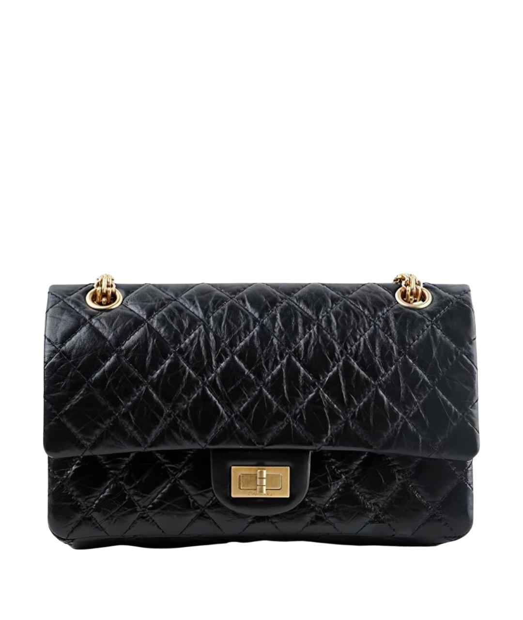 CHANEL Черная кожаная сумка через плечо, фото 1
