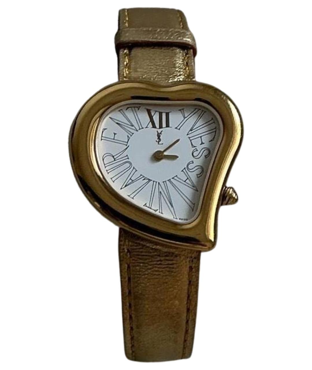 SAINT LAURENT Золотые часы, фото 1