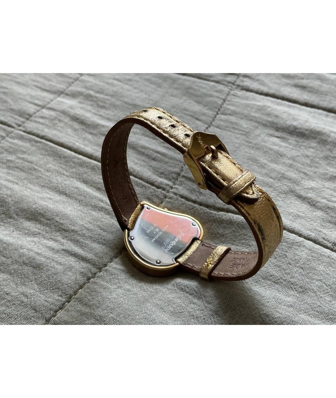 SAINT LAURENT Золотые часы, фото 3