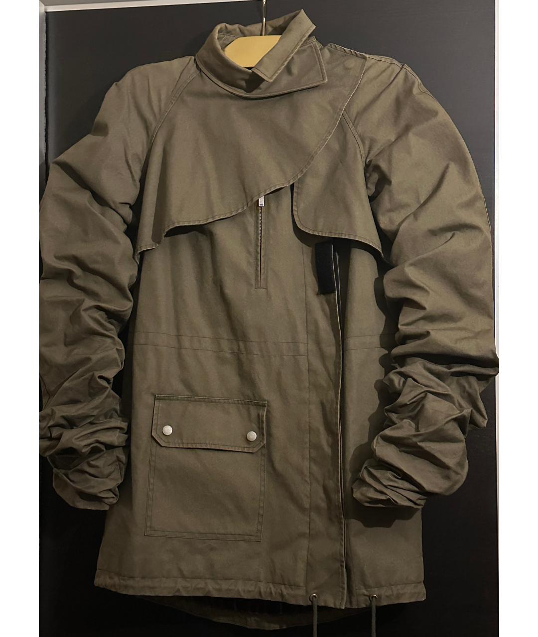 SAINT LAURENT Хаки хлопковая парка, фото 5