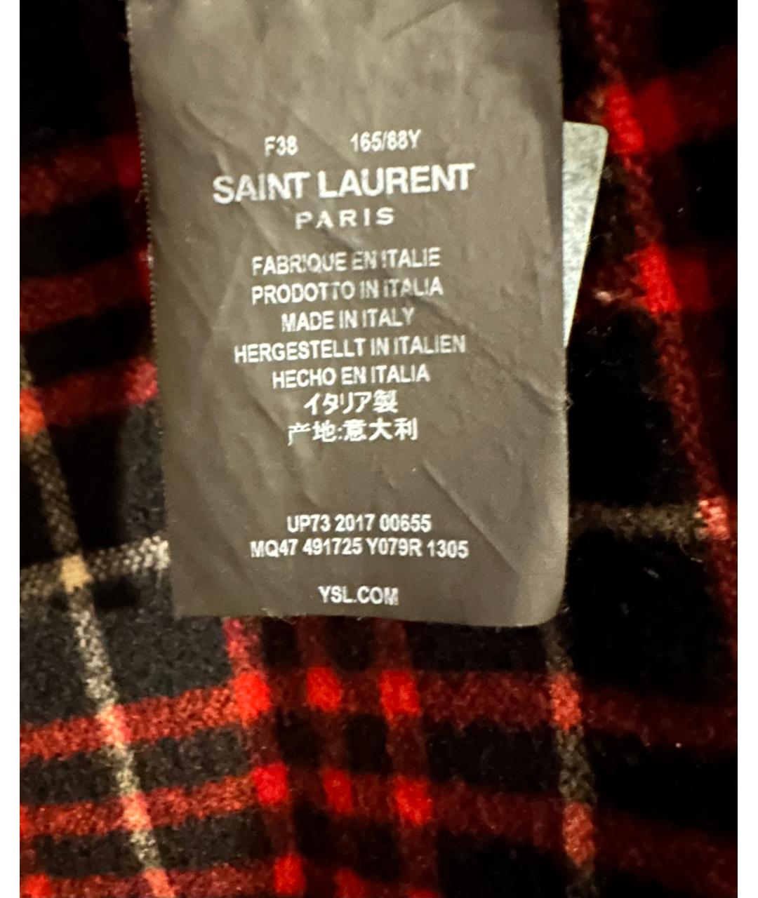 SAINT LAURENT Хаки хлопковая парка, фото 4