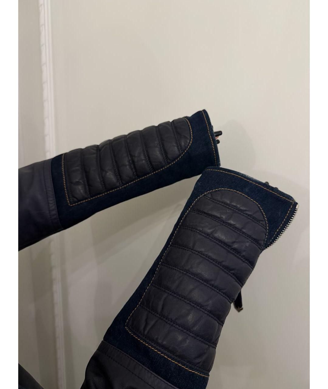 PHILIPP PLEIN Темно-синяя деним куртка, фото 6