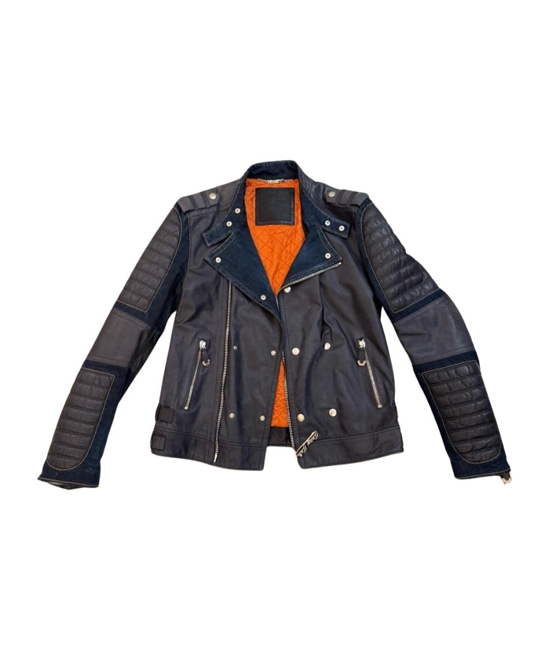 PHILIPP PLEIN Темно-синяя деним куртка, фото 1