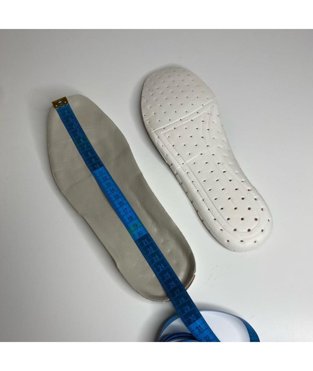 RICK OWENS Бежевые нубуковые низкие кроссовки / кеды, фото 7