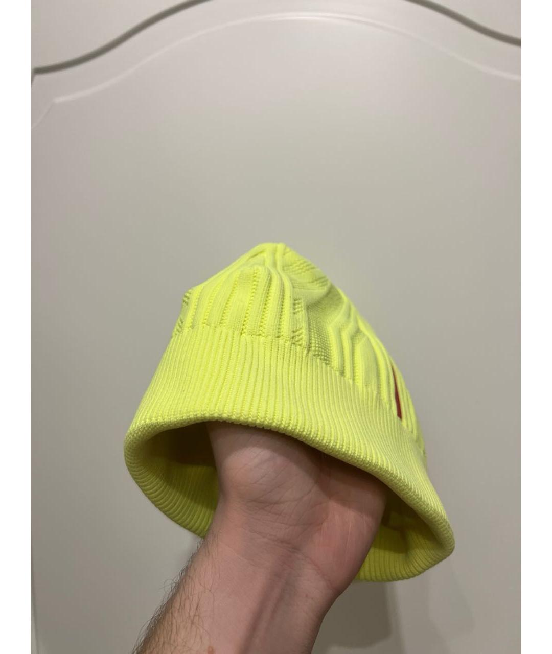 PRADA Салатовая синтетическая шапка, фото 2