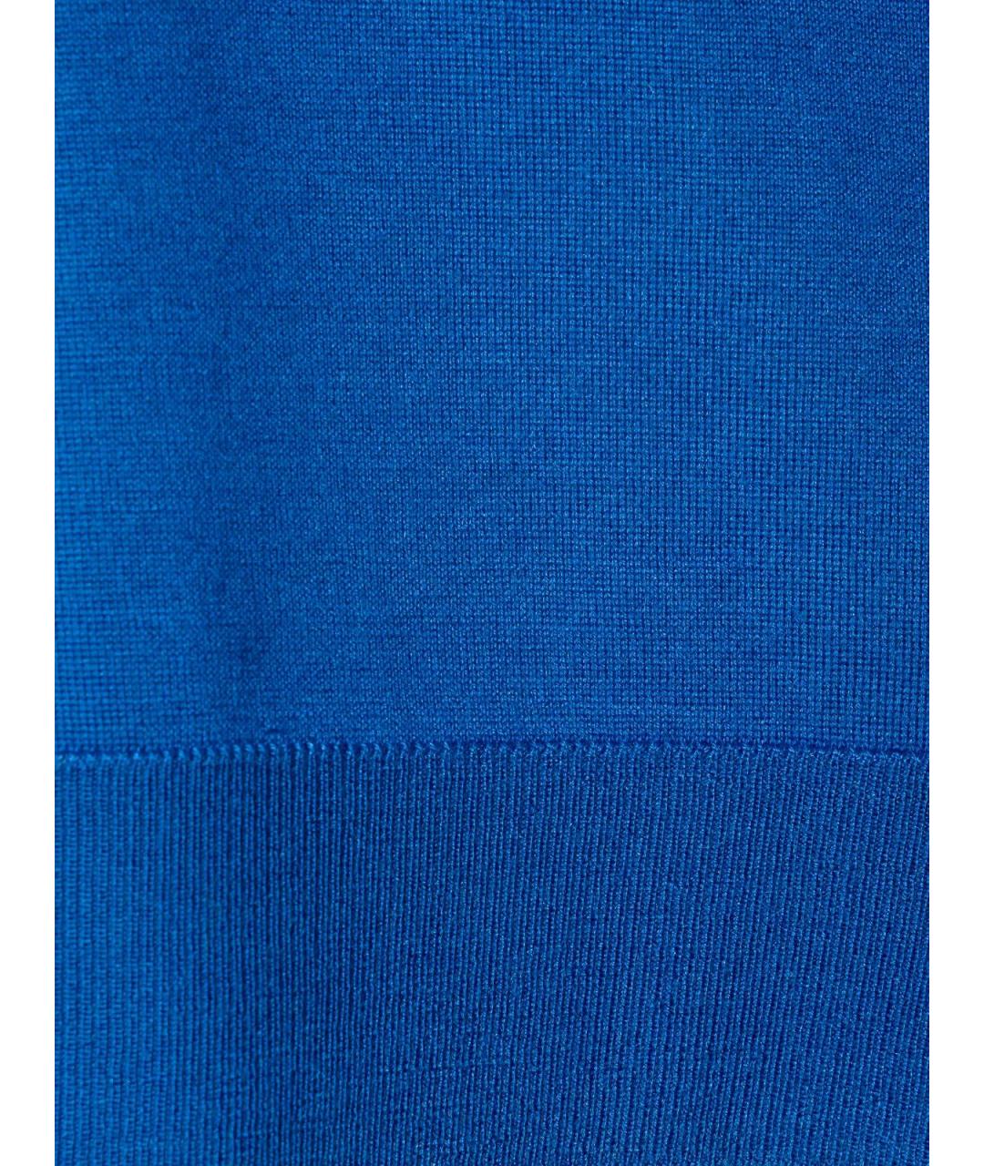 LOUIS VUITTON Синий кашемировый джемпер / свитер, фото 3