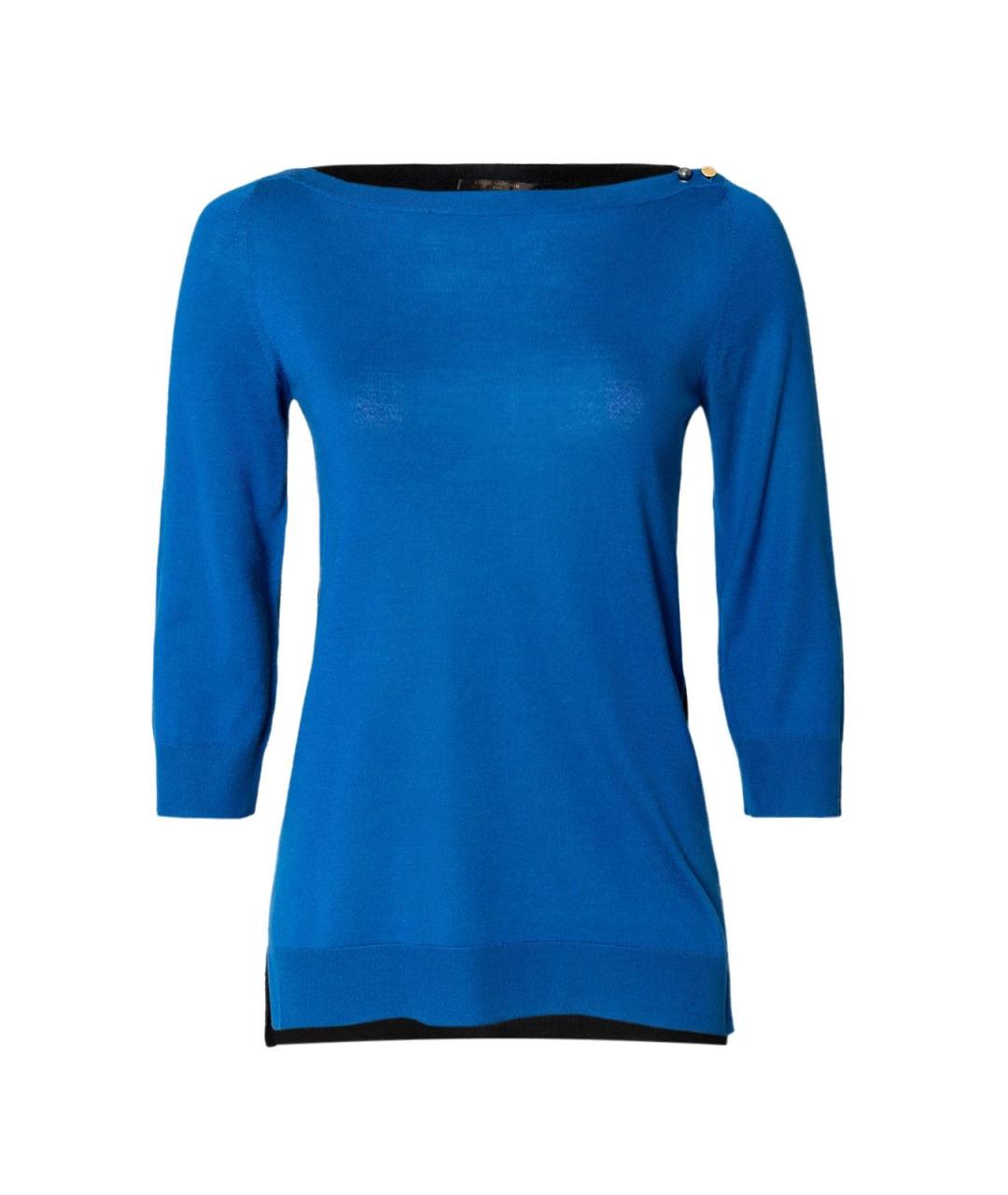 LOUIS VUITTON Синий кашемировый джемпер / свитер, фото 1